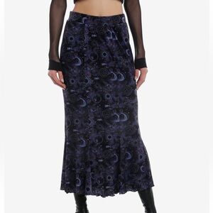 Cosmic Aura Celestial Velvet Mermaid Skirt Hot‎ Topic